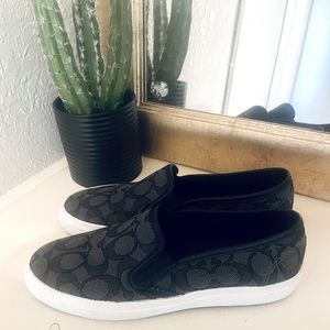Coach | Women’s Monochrome Slip On Sneakers | US Size 6 |